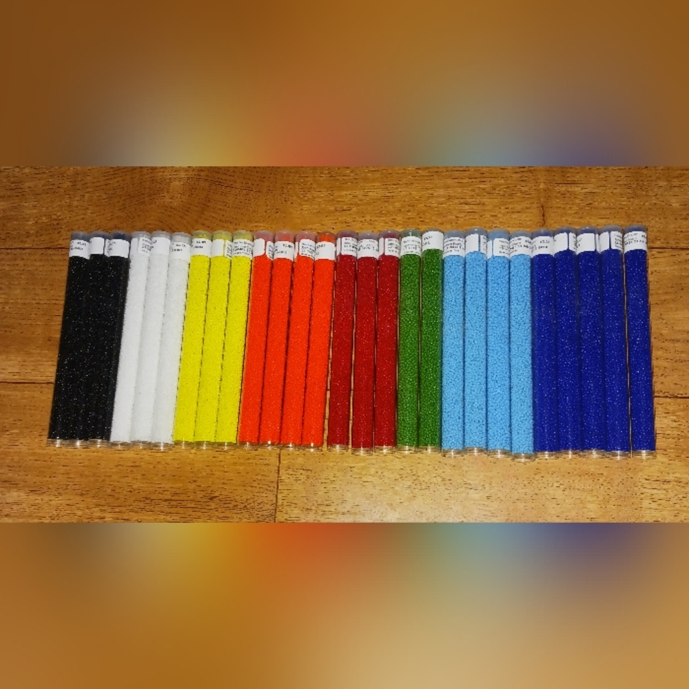 Beadies Miyuki Japanese Glass Seed Beads Lot Of 27 New Plus 6 Partial